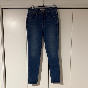 Madewell Skinny Jeans in Classic Blue